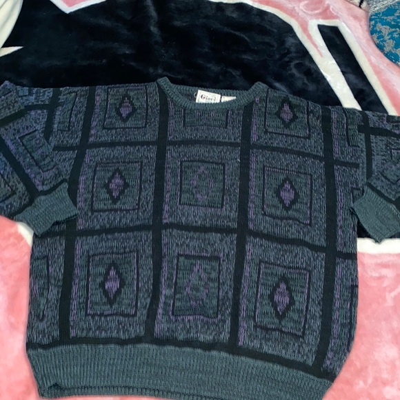 Vintage 90s Gioni Designs abstract Sweater - Picture 3 of 6